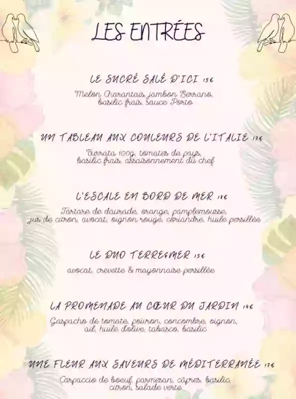 La Carte - L'étape Site Officiel - Restaurant Bouc Bel Air - Hôtel À Aix En Provence