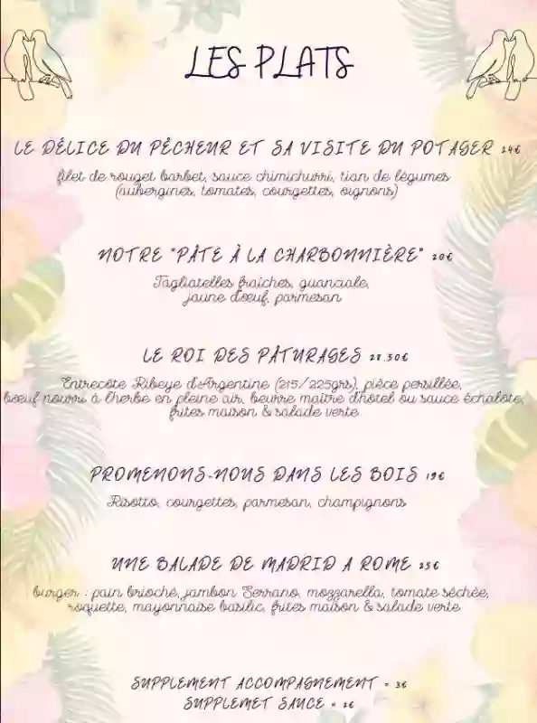 La Carte - L'étape Site Officiel - Restaurant Bouc Bel Air - Séminaire aix en provence